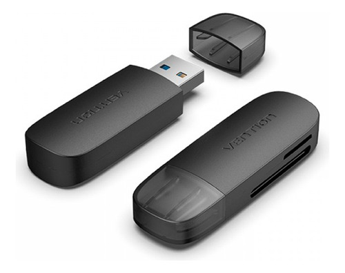 Leitor De Cartão 2 Em 1 Dual Usb 3.0 Cartão Tf Sd 5 Gbps