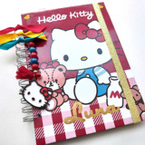 Hello Kitty 2 Cuaderno Libreta Diario Bullet A5 Personalizad