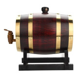Barril Dispensador De Vino, Whisky De Madera De Roble, 3 L