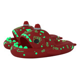 Sandalias Navideñas Con Plataforma Luminous Shark