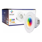 Spot Led Smart Rgb Zigbee Embutir Redondo Inteligente Alexa Cor Branco 110v/220v