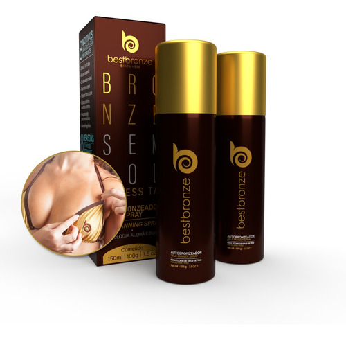 Kit 02 Sun Bronzeamento Artificial Profissional Best Bronze