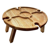 Mesa De Picnic Portátil Plegable, Mesa De Picnic De Vino De