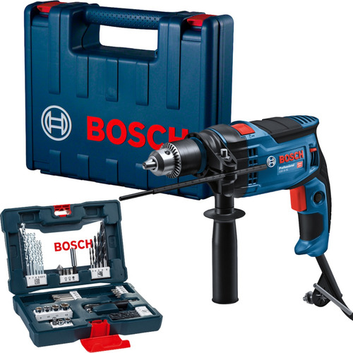 Kit Furadeira Impacto Bosch Gsb 16re 850w V Line 41 Pcs 220v