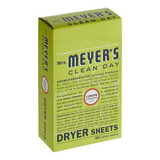 Mrs. Meyers Toallas Para Secadora Lemon Verbena 12 Cajas. 80