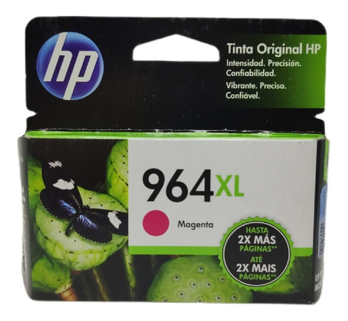 Tinta Hp 964 Xl Magenta Original (alto Rendimiento)