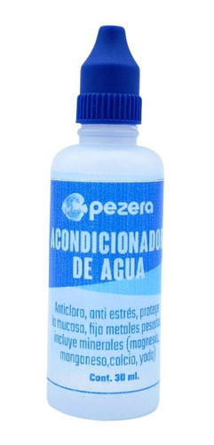 Acondicionador De Agua Anticloro Para Acuarios/ Fauna Salud