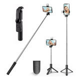 Tripié Selfie Stick Con Flash Y Control Bluetooth Portátil