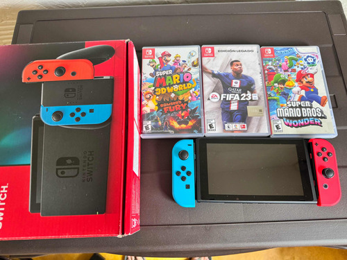 Nintendo Switch 1ra. Generación + 3 Juegos Físicos