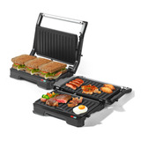 Uvfast Panini Press Grill Sandwich Creador Pequeno, Multi Sl