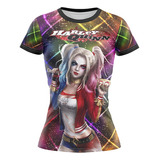 Camisa Baby Look Arlequina Coringa Roupa Esquadrão Suicida