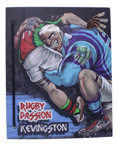 Carpetas Escolares N3 Tapas Kevingston Rugby Deporte
