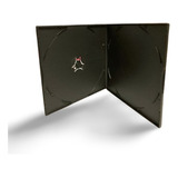 Caja Cd/dvd Simple 7mm Negra Importadas X 20 U