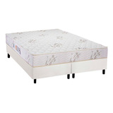 Cama Box Queen: Colchão Espuma Luckspuma D33 Supreme + Base