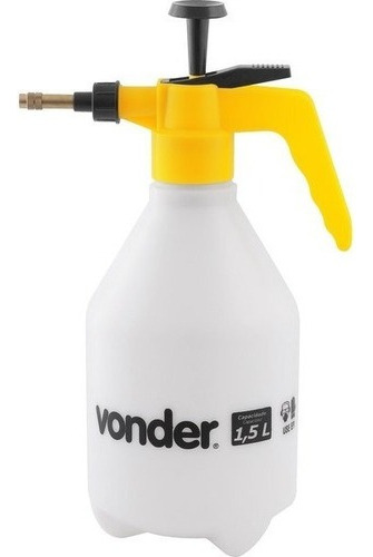 Pulverizador De Pressão Prévia 1,5l Vonder Jardim Limpeza 