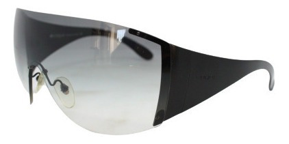 Lente Sol Vogue Vo3519-s Mask Shield Black Grey Gradient M