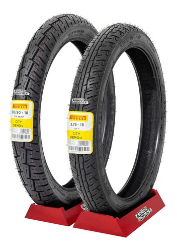 Llantas 2.75-18 Y 90/90-18 City Demon Pirelli Ft 150 Ts Ybr