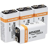 Amazonbasics - Alcalinas Pilas (9 V, 4 Unidades)