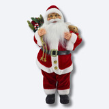  Boneco Papai Noel Luxo Premium Enfeite Decoração Natalina 