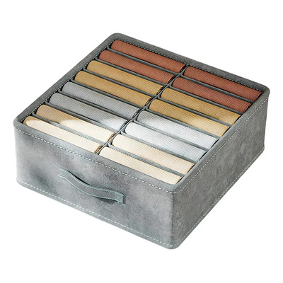 Organizador De Gaveta, Duplo Para Guarda-roupa (cinza) Cinza