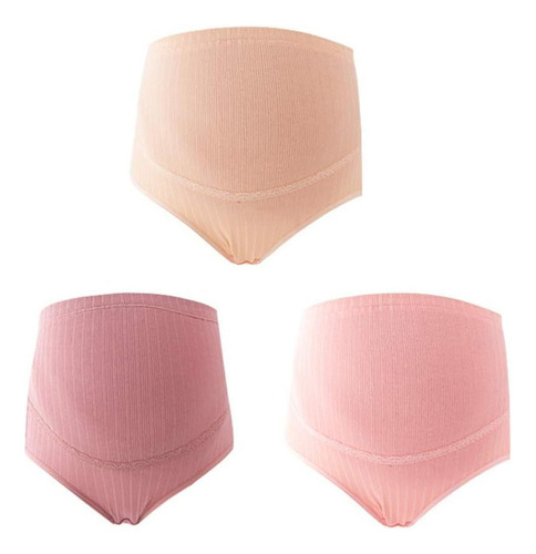 3pcs Bragas De Maternidad Para Mujer Embarazo Ropa Interior