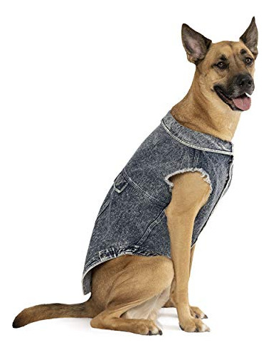 Chaleco Perro Denim Azul Canada Pooch, Grande