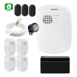 Kit Completo De Alarme Intelbras C/ 3 Controles E 4 Sensores