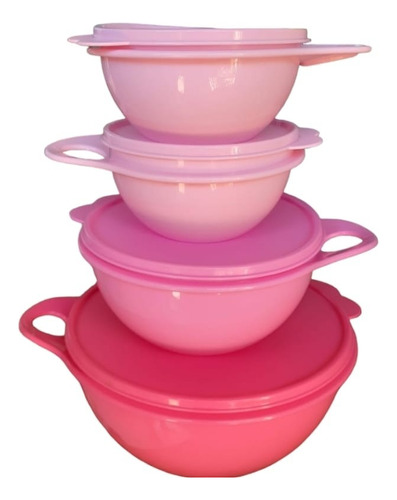 Tupperware Kit 4 Pças Tigela Criativa 3l, 1,4l E Duas 600 Ml