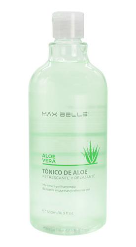 Tonico De Aloe Refrescante E Hidratante 500ml Max Belle