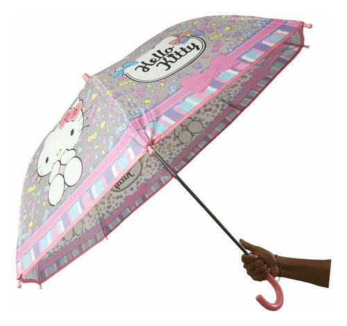 Paraguas De Hello Kitty Sombrilla Traslúcida