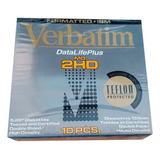 Diskettes Verbatim High Density 5 1/4 C/10 Pzas