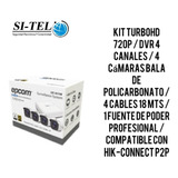 Kit Turbohd 720p / Dvr 4 Canales / 4 Cámaras Bala