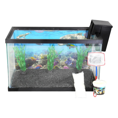 Kit Pecera Rectangular | Acuario Super Equipado | 40 Litros | Envío gratis