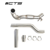 Cts Turbo Downpipe Mqb Awd 3.5 Golf R  Tt Tts S3 Ateca 14-21