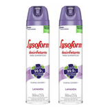 Kit 2 Lysoform Spray Desinfetante Lavanda + Gel 70º Bolso