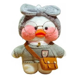 Pato Patito Peluche Lalafan Kawaii Con Ropa Accesorios 33cm