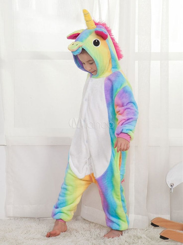 Pijama De Unicornio Tipo Mameluco De 130cm  Hombro A Tobillo
