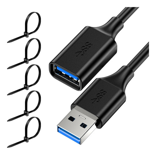 Cable Extensor Usb De 1 Pie (1 Unidad), Cable De Extension U