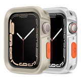 Paquete De 2 Fundas Resistentes Compatibles Con Apple Watch 