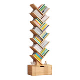 Librería Vertical En Forma De Árbol De 14 Capas Con Cajones