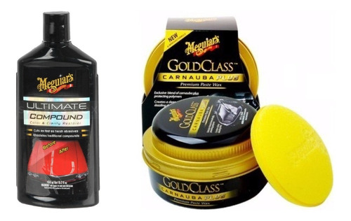 Kit Meguiars Polish Y Cera, Ultimate Compound - Gold Class 