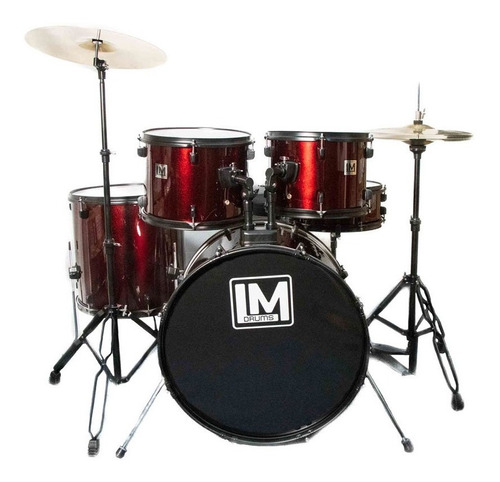 Bateria Acusticas Lm Drums Dk-125 Con Platillos Y Asiento 