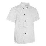 Chamarras De Chef Unisex Capa Camisa Manga Corta Uniformes