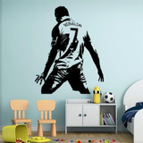 Vinilo Decorativo Futbol Cristiano Ronaldo Cr7 30x25cm