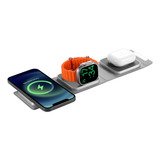 Cargador Inalámbrico 3 En 1 Carga Rápida Para iPhone Samsung