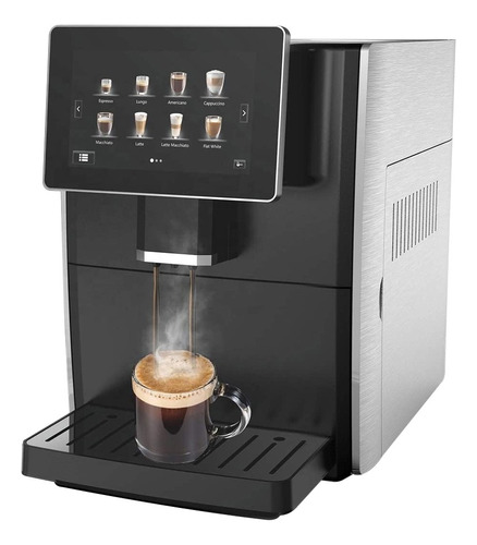 Máquina Automática De Café Expreso Pantalla Tactil Hogar