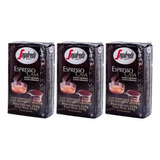 Pack X 3 Café Tostado Molido Segafredo Espresso Casa 250 Gr