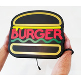 Luminsoso Burger Hamburguer Led Placa Letreiro Display