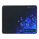 Mouse Pad Grande Para Escritorio 30x25 Cm | Negro Y Azul