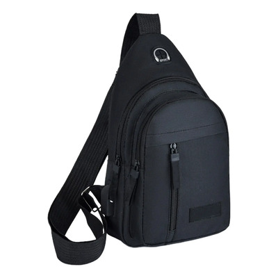 Bolso Con Carga Usb Externa Para Hombre, Cinturón Y Hombro,